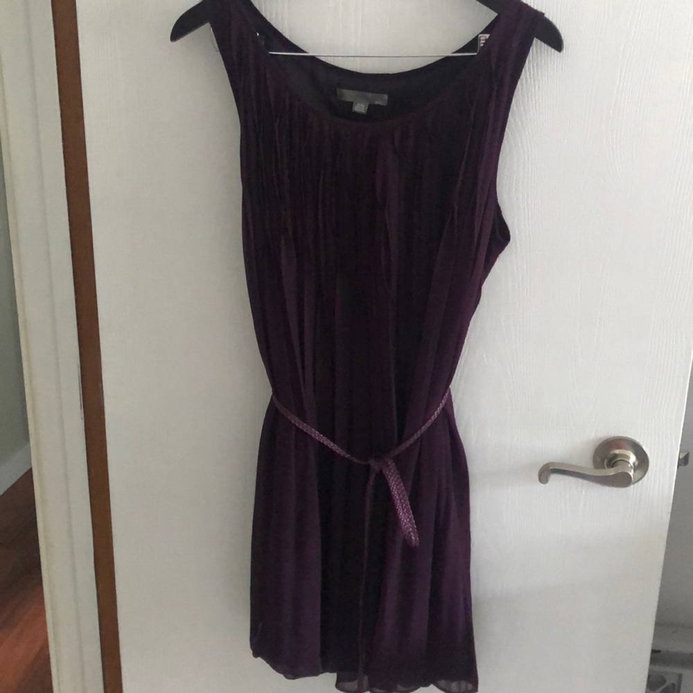 Forever 21 pleated purple dress